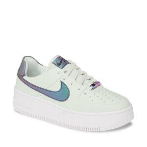 Nike Air Force 1 Sage Low LX NSW  Spruce Aura Women's Leather Sneakers Size 9